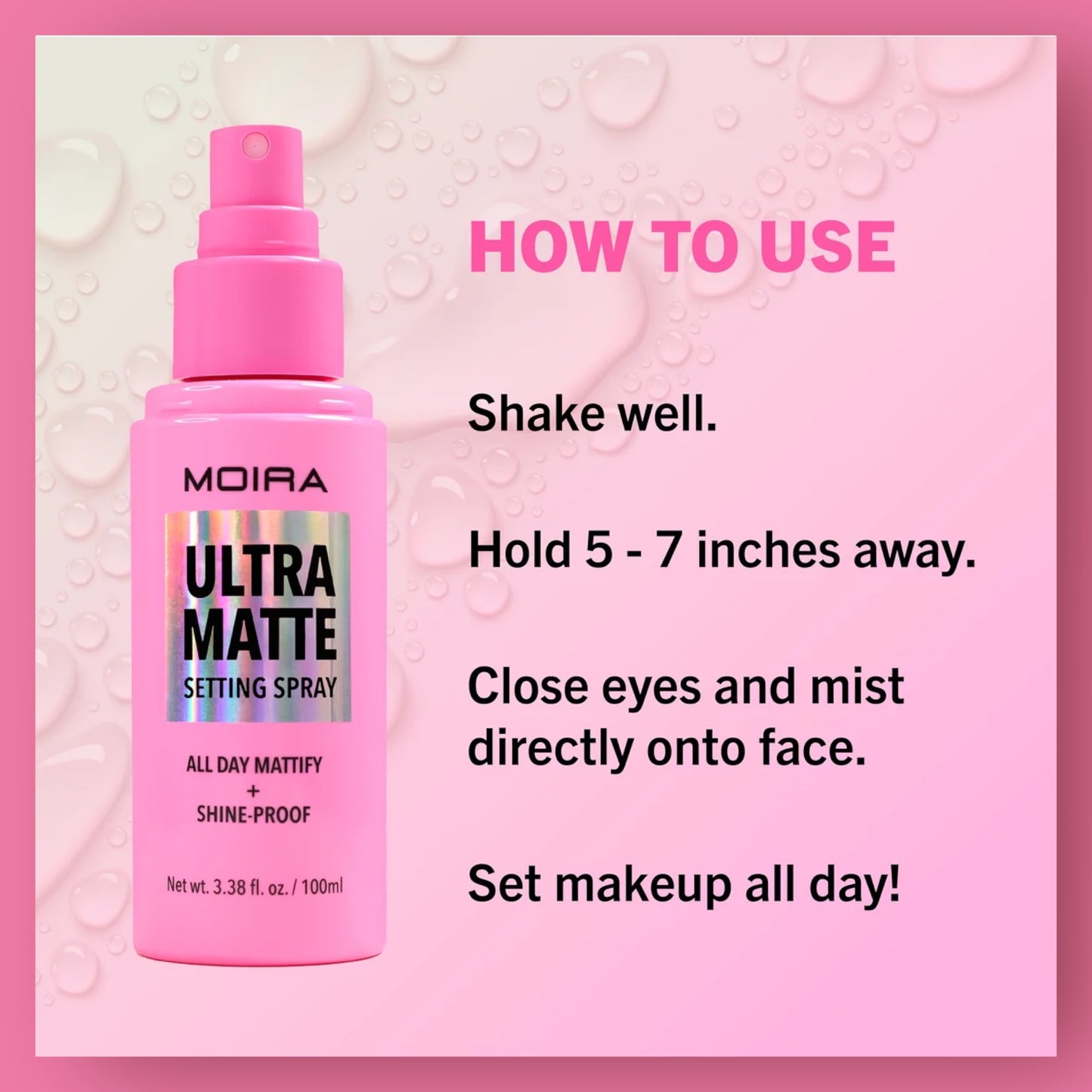 MOIRA — Ultra Matte Setting Spray