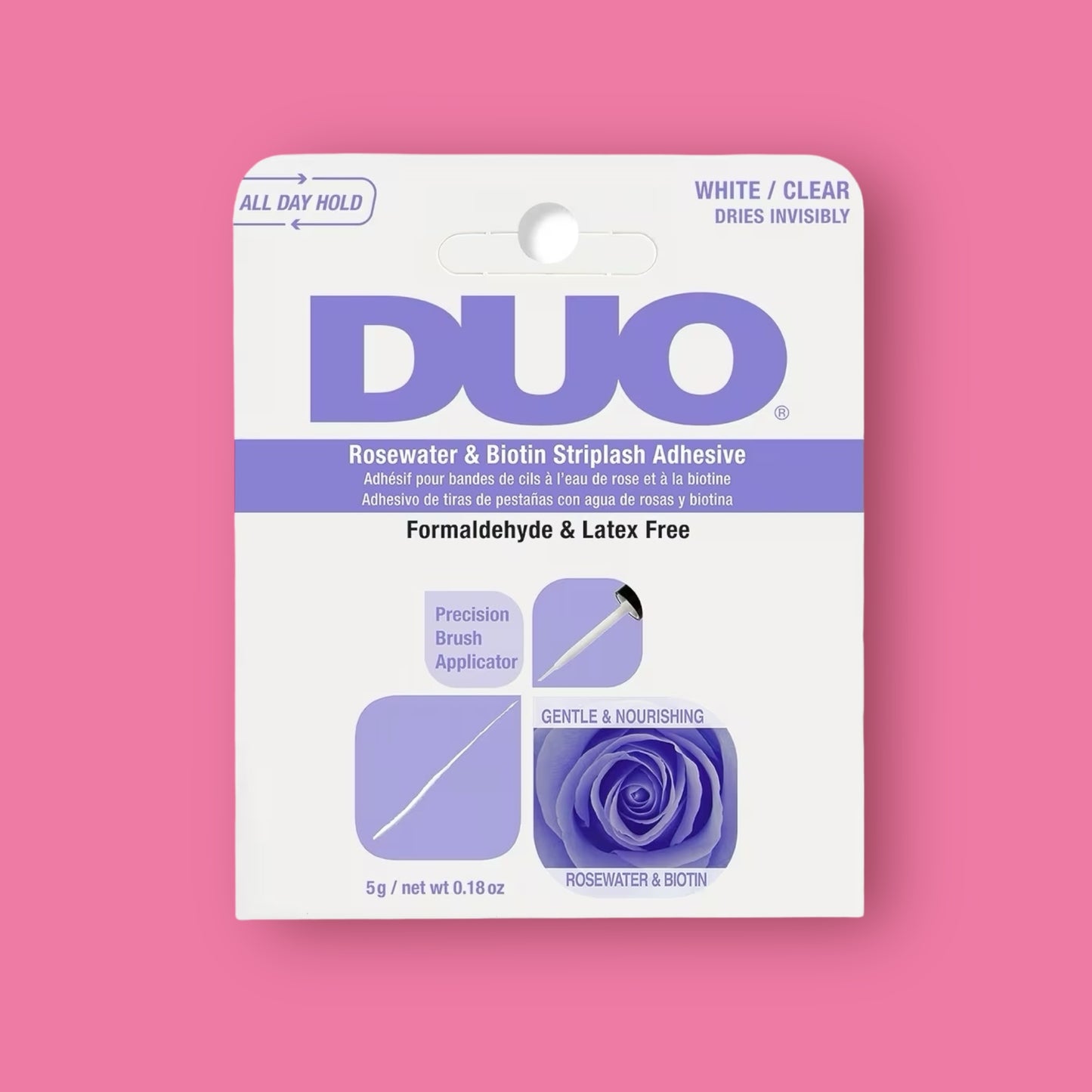 Duo Rosewater & Biotin Eyelash Adhesive